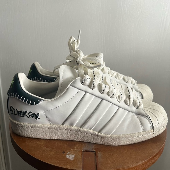 adidas gazelle silver green womens Preowned Jonah Hill Superstar  Rush Hour